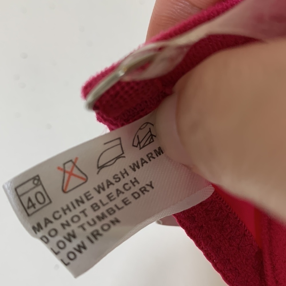 NWT. Jennifer Intimatea 34C Sheer Plastic Strap Bra. - Picture 8 of 8